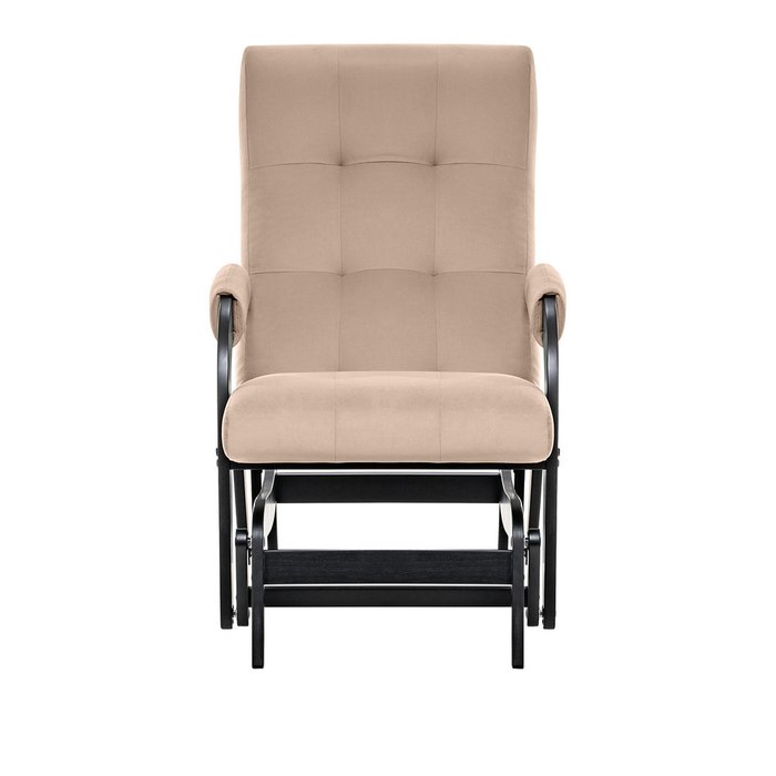 Кресло-маятник Спринг бежевого цвета - купить Интерьерные кресла по цене 20120.0