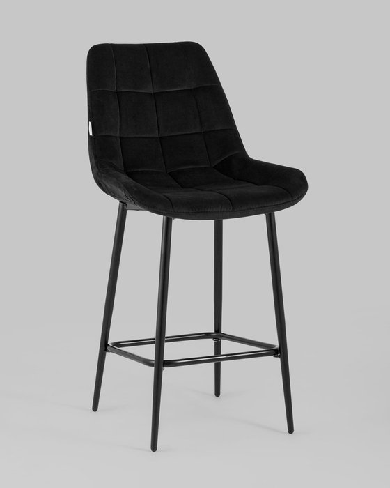 Стул полубарный Флекс черного цвета - купить Барные стулья по цене 8990.0