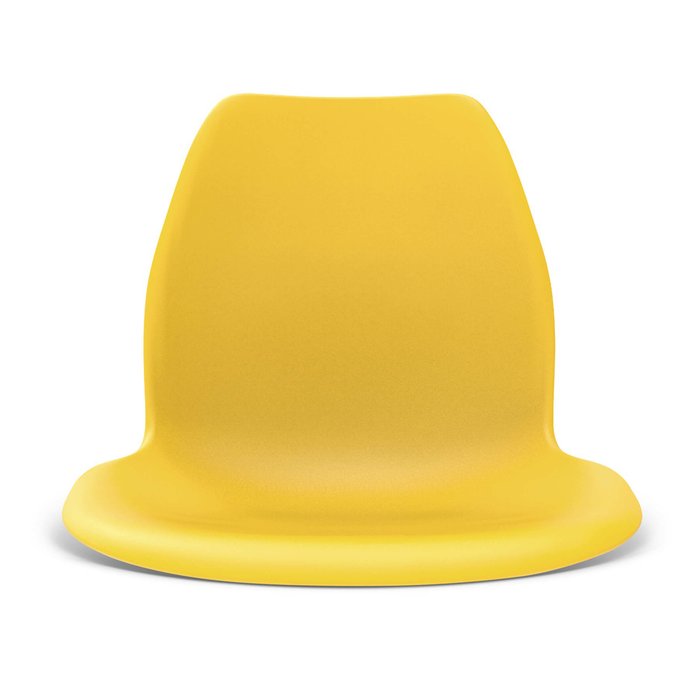 Стул обеденный Floerino желтого цвета на металических ножках - лучшие Обеденные стулья в INMYROOM