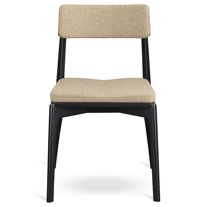 Стул Aska бежево-черного цвета  - купить Обеденные стулья по цене 27900.0