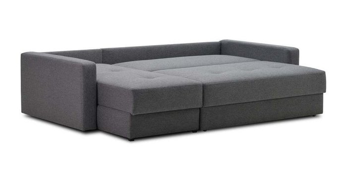 Угловой диван-кровать Сити серого цвета - лучшие Угловые диваны в INMYROOM