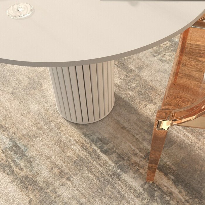Обеденный стол Джесси белого цвета - лучшие Обеденные столы в INMYROOM