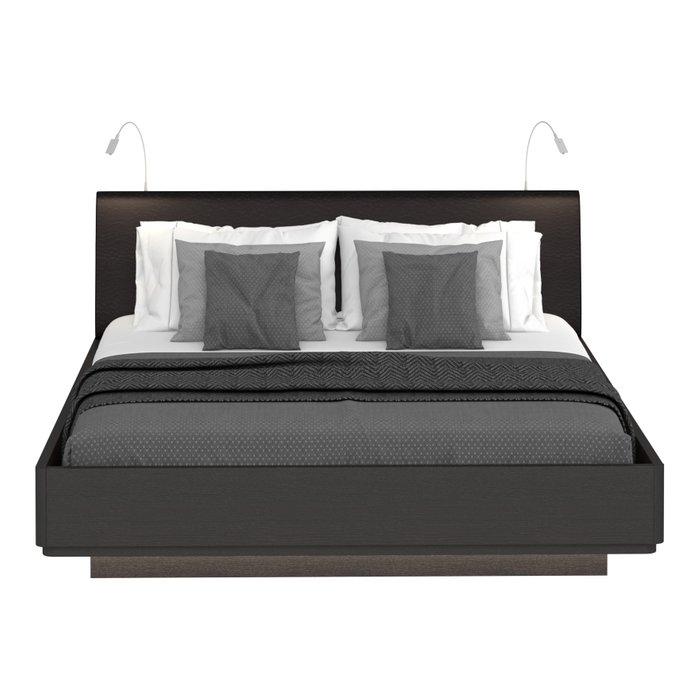 Двуспальная кровать с верхней и нижней подсветкой Элеонора 160х200