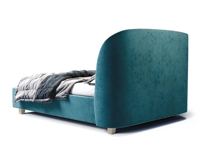 Кровать Tulip синего цвета 160х200 - купить Кровати для спальни по цене 136900.0