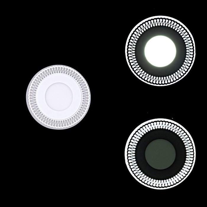 Встраиваемый светильник 63903-9.0-001RD LED3+3W WT (акрил, цвет белый) Встраиваемый светильник 63903-9.0-001RD LED3+3W WT (акрил, цвет белый)