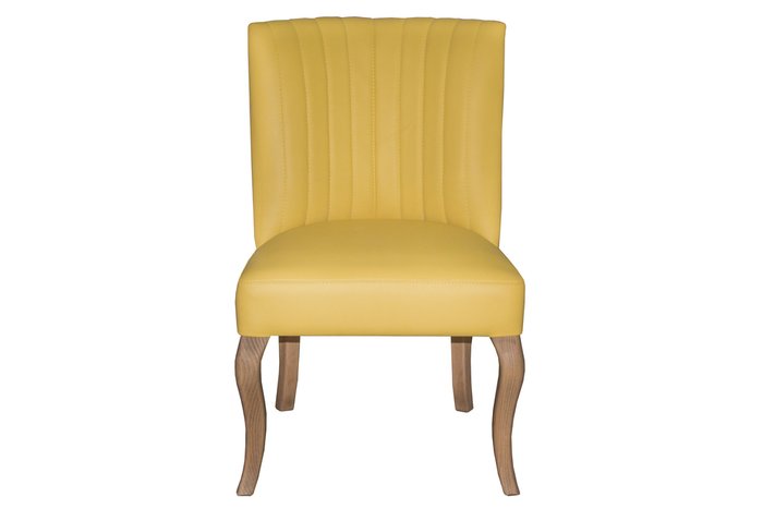 Мягкий стул Lega желтого цвета