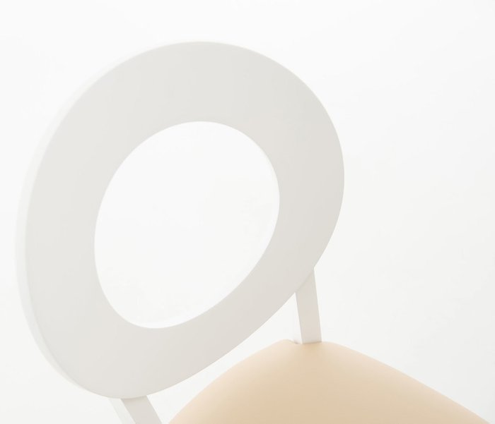 Стул Коломбо бело-бежевого цвета - купить Обеденные стулья по цене 6990.0
