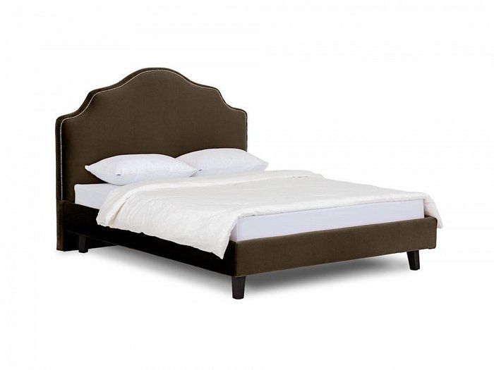 Кровать Queen Victoria темно-коричневого цвета 160х200
