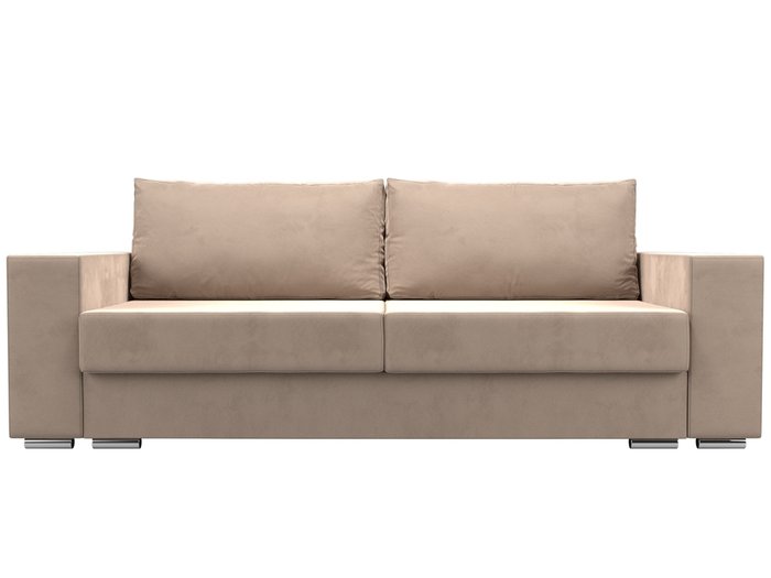 Прямой диван-кровать Исланд бежевого цвета - купить Прямые диваны по цене 51999.0