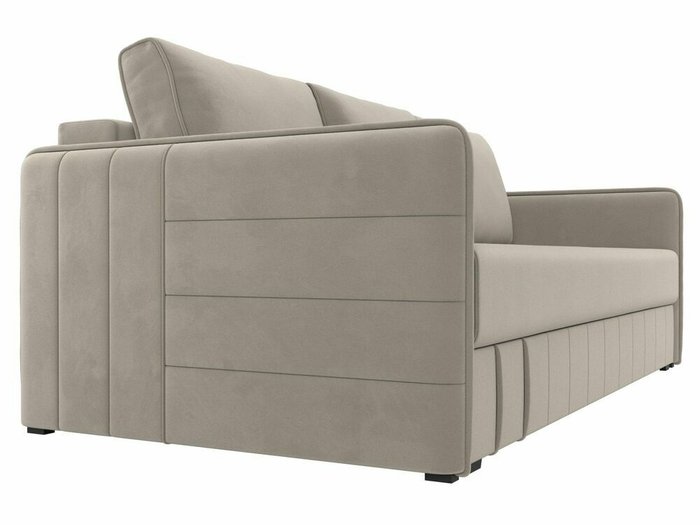 Прямой диван-кровать Слим бежевого цвета с пружинным блоком - лучшие Прямые диваны в INMYROOM