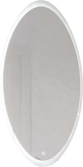 Зеркало настенное Moon в раме белого цвета - купить Настенные зеркала по цене 20197.0