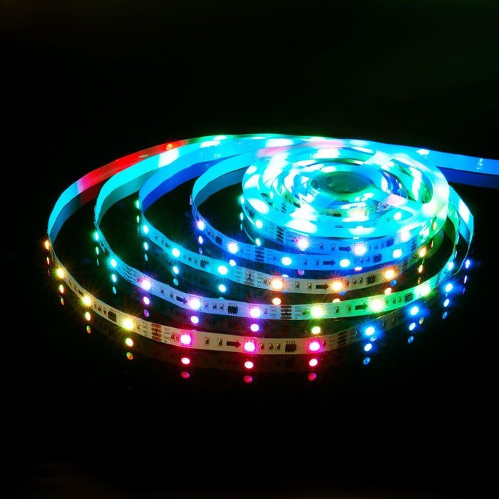 Комплект светодиодной ленты Бегущая волна 12 В 7,2 Вт/м 30 Led/м IP20 RGB - купить Светодиодная лента по цене 899.0 Комплект светодиодной ленты Бегущая волна 12 В 7,2 Вт/м 30 Led/м IP20 RGB - купить Светодиодная лента по цене 899.0