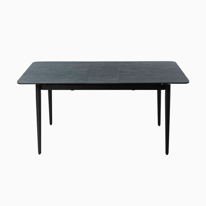 Раздвижной обеденный стол Тааль черного цвета - лучшие Обеденные столы в INMYROOM