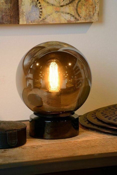Настольная лампа Jorit 45563/20/65 (стекло, цвет дымчатый) - лучшие Настольные лампы в INMYROOM
