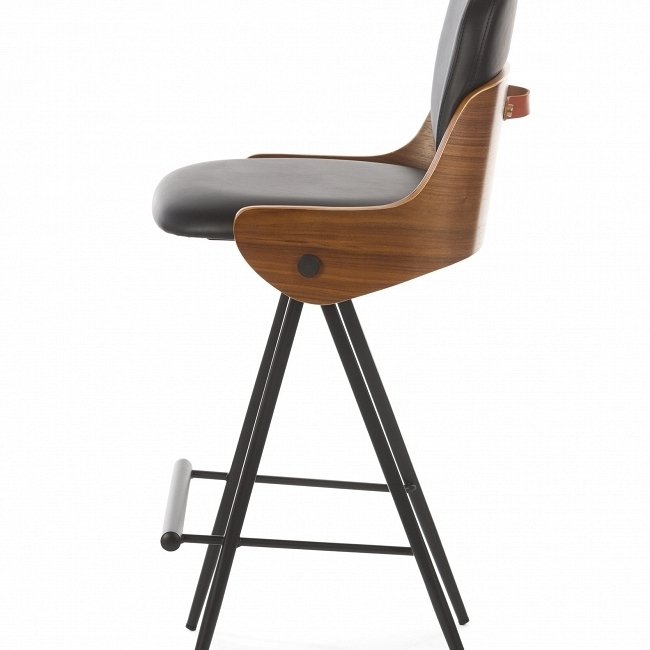 Полубарный стул Isla с черным сидением - купить Барные стулья по цене 24102.0