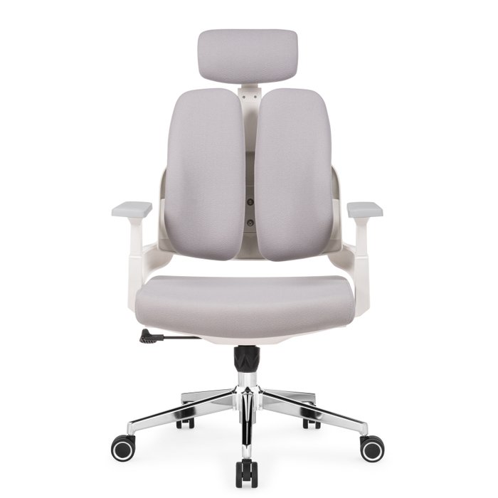 Офисное кресло Hiba серо-белого цвета - купить Офисные кресла по цене 21990.0