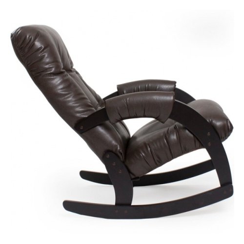 Кресло-качалка Консул темно-коричневого цвета - лучшие Интерьерные кресла в INMYROOM