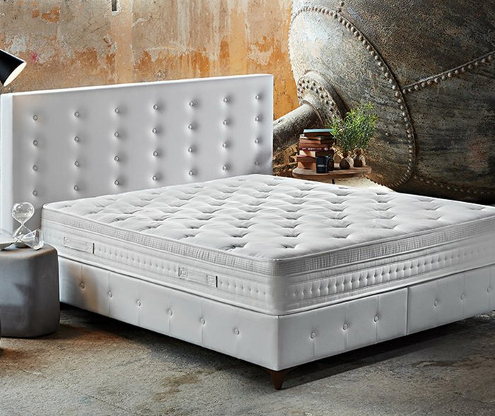 Пружинный матрас карманного типа Tesla Sleep 160x200 белого цвета — купить  по цене 54540.0 руб в Санкт-Петербурге | фото, описание, отзывы, артикул  01.100.0699.0000.0018.0000.2 | Интернет-магазин INMYROOM