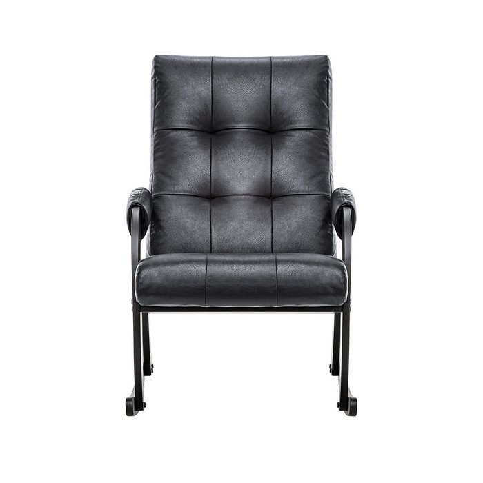 Кресло-качалка Спринг черного цвета - купить Интерьерные кресла по цене 15410.0