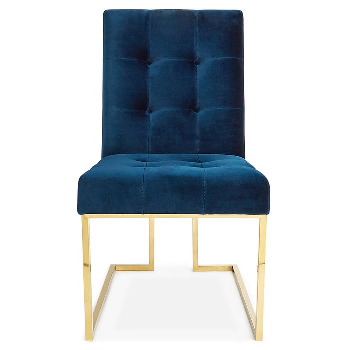 Стул Gold Cub синего цвета - купить Обеденные стулья по цене 65000.0