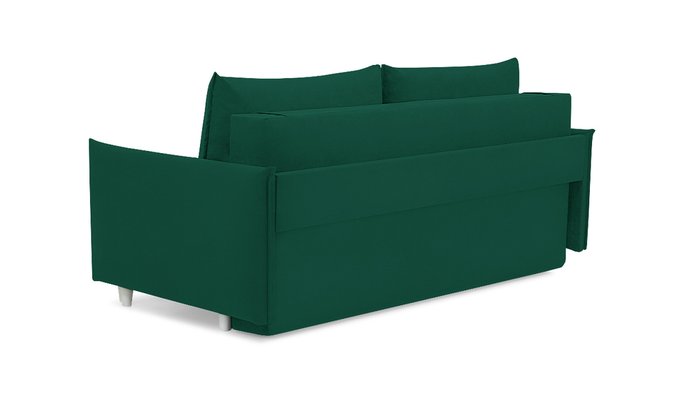 Прямой диван-кровать Портленд Лайт изумрудного цвета - лучшие Прямые диваны в INMYROOM