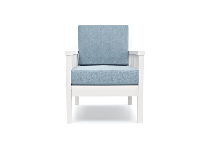 Кресло Норман голубого цвета - купить Интерьерные кресла по цене 21990.0