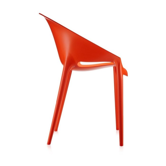 Стул Dr Yes красного цвета  - лучшие Обеденные стулья в INMYROOM