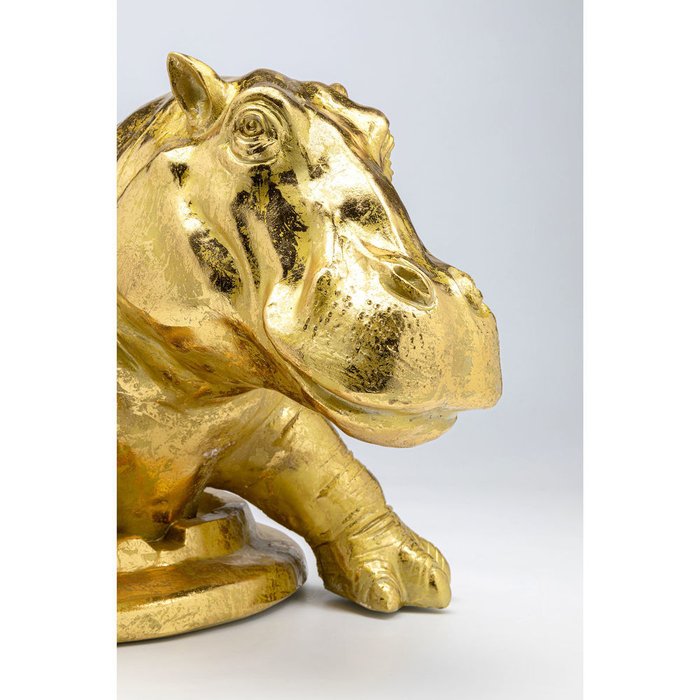 Статуэтка Rhino золотого цвета - лучшие Фигуры и статуэтки в INMYROOM
