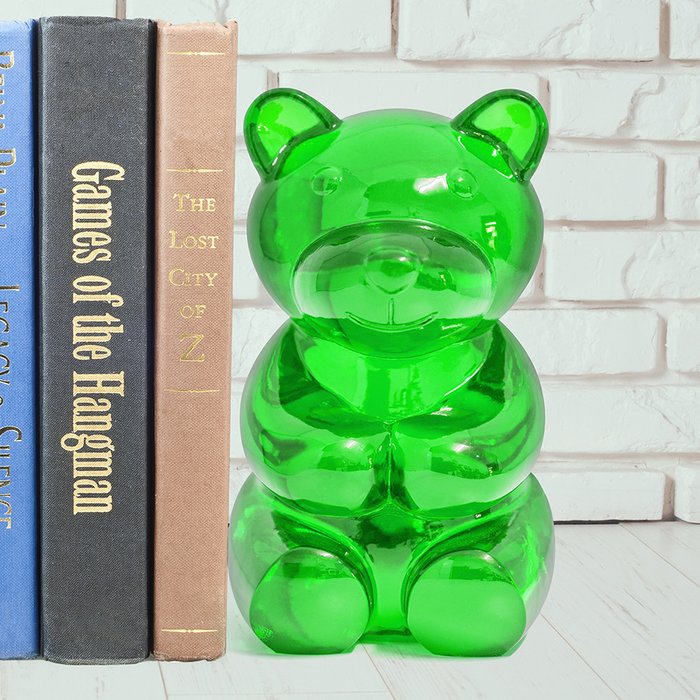 Книгодержатель Balvi yummy bear зеленый - лучшие Декоративные предметы в INMYROOM