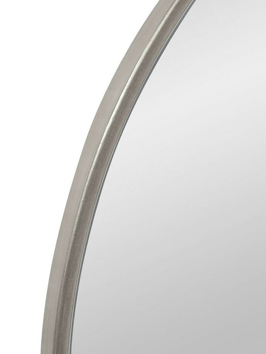 Зеркало настенное Ala S в раме серебряного цвета - лучшие Настенные зеркала в INMYROOM