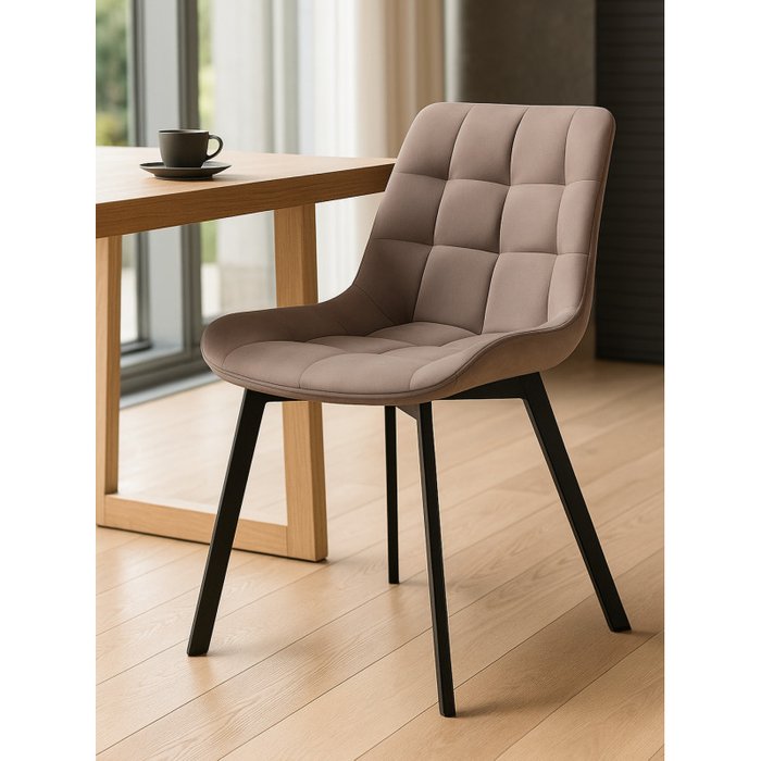 Стул Стронг цвета латте - лучшие Обеденные стулья в INMYROOM Стул Стронг цвета латте - лучшие Обеденные стулья в INMYROOM