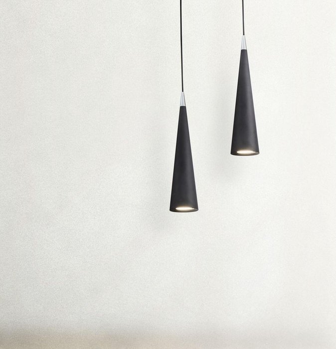 Подвесной светильник Nevill черного цвета - купить Подвесные светильники по цене 3900.0