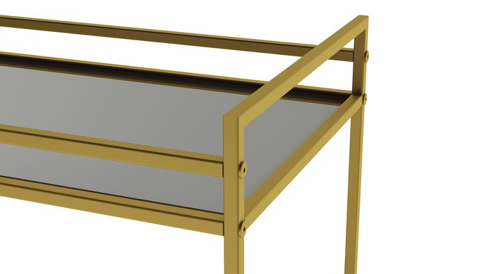 Стол сервировочный Поинт золотого цвета - лучшие Сервировочные столики в INMYROOM