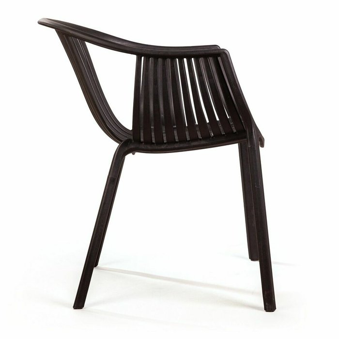 Стул с подлокотниками Epos черного цвета - лучшие Обеденные стулья в INMYROOM