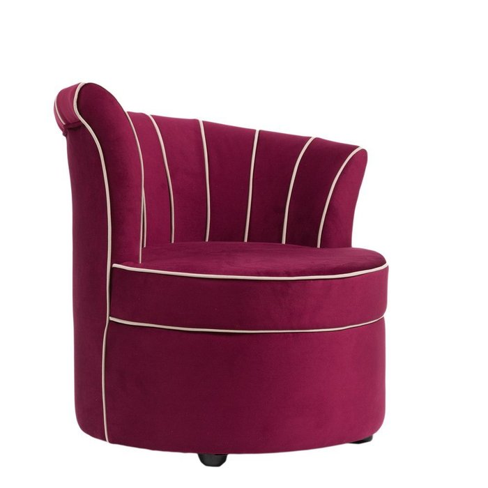 Кресло"Shell бордового цвета - купить Интерьерные кресла по цене 47000.0
