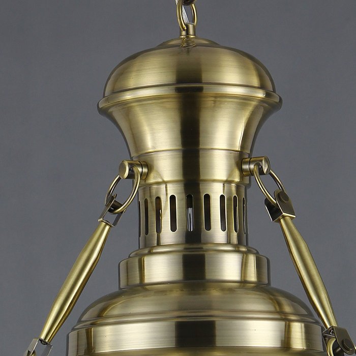 Подвесной светильник DeLight Collection из металла цвета античная латунь - лучшие Подвесные светильники в INMYROOM