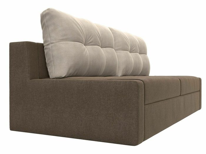 Прямой диван Мартин коричневого цвета - лучшие Прямые диваны в INMYROOM