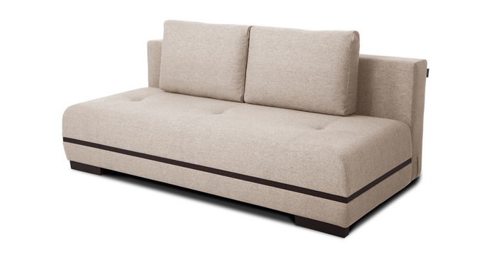 Прямой диван-кровать Марио коричневого цвета - купить Прямые диваны по цене 55782.0