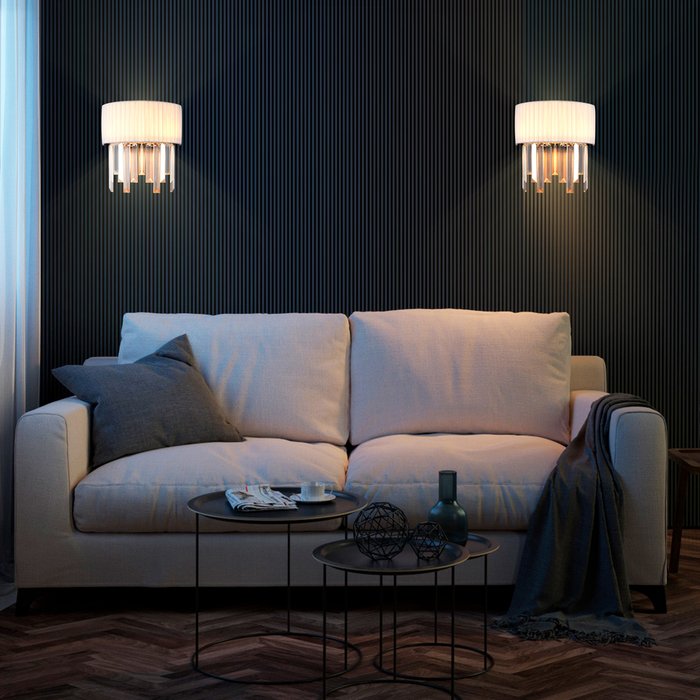 10103/12 хром/дымчатый хрусталь Strotskis 10106/2 хром/прозрачный хрусталь Strotskis - лучшие Бра и настенные светильники в INMYROOM 10103/12 хром/дымчатый хрусталь Strotskis 10106/2 хром/прозрачный хрусталь Strotskis - лучшие Бра и настенные светильники в INMYROOM