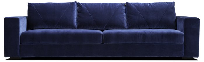 Диван Belgravia синего цвета - купить Прямые диваны по цене 203000.0