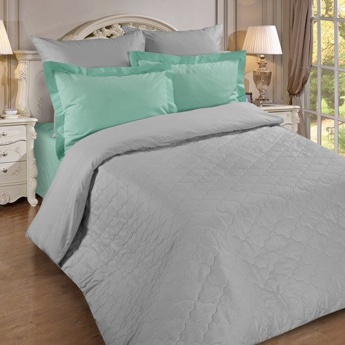 Пододеяльник 'Рейнбоу' 240х217, поплин, 100% хлопок, пл. 118 гр./кв. м., 'Лёд' - лучшие Пододеяльники в INMYROOM