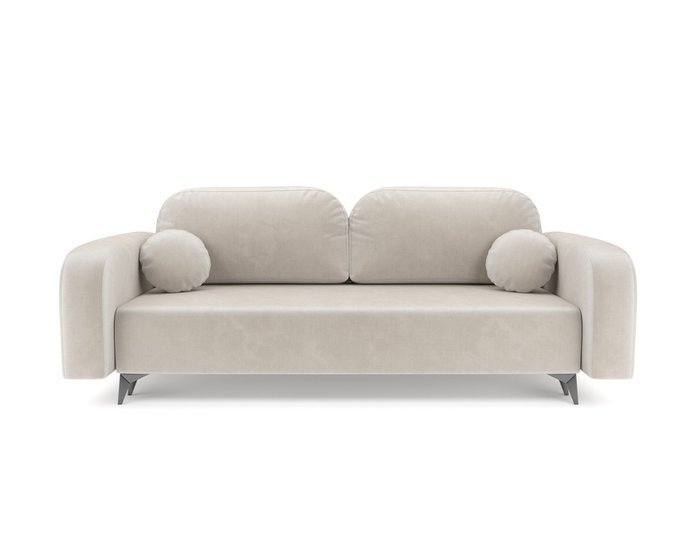 Прямой диван-кровать Цюрих светло-бежевого цвета - купить Прямые диваны по цене 42890.0
