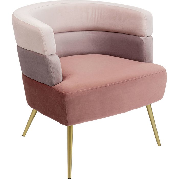 Кресло Sandwich розового цвета