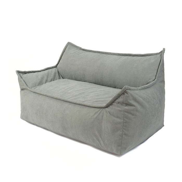 Бескаркасный диван Лофт светло-серого цвета