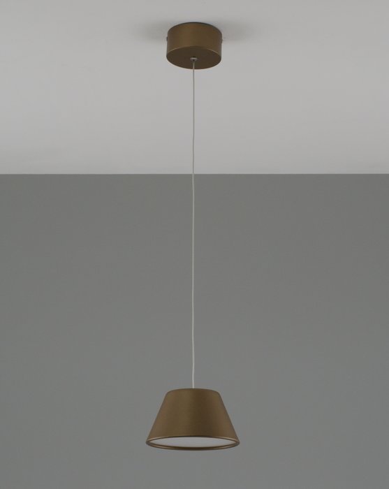 Подвесной светодиодный светильник Atla коричневого цвета - лучшие Подвесные светильники в INMYROOM