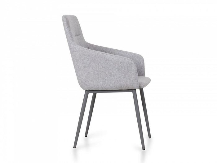 Стул Renato светло-серого цвета - лучшие Обеденные стулья в INMYROOM