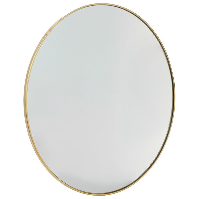 Зеркало настенное Базель золотого цвета - лучшие Настенные зеркала в INMYROOM