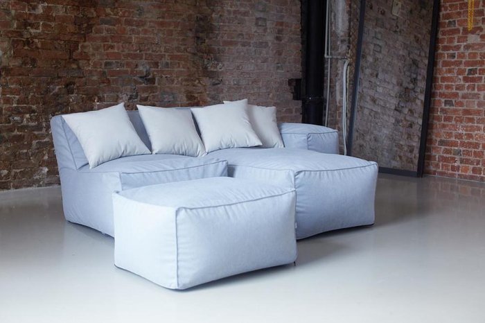 Модульный диван с наклонной спинкой - лучшие Бескаркасная мебель в INMYROOM