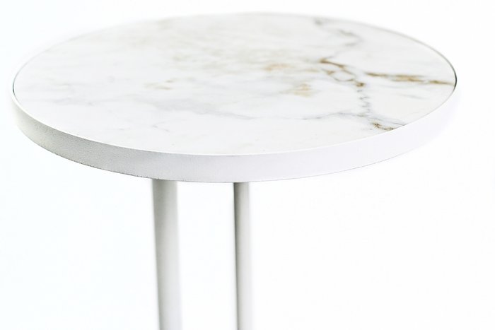 Стол кофейный Бремен белого цвета - лучшие Кофейные столики в INMYROOM