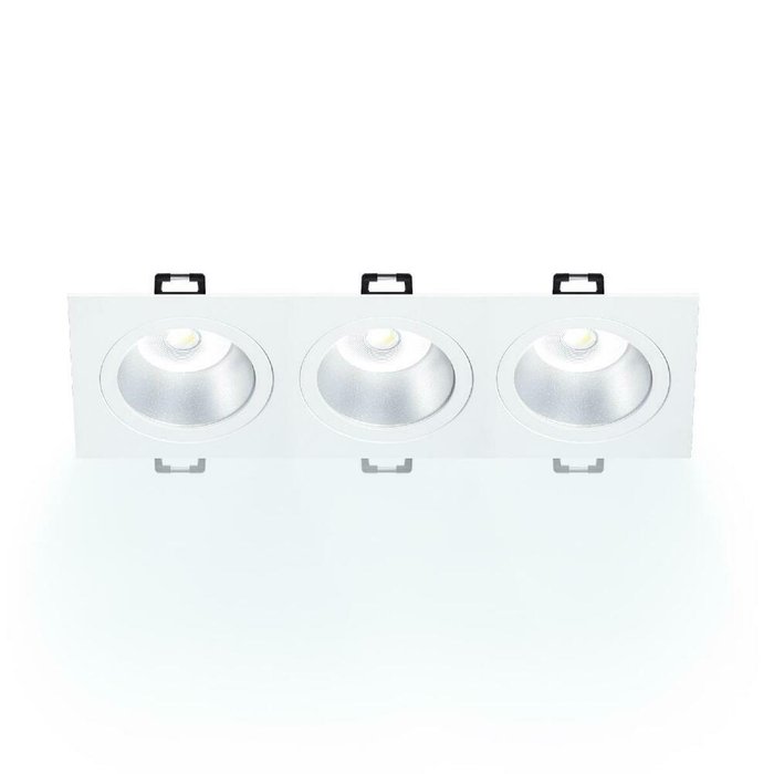 Встраиваемый светильник Artin 51427 5 (металл, цвет белый) - купить Встраиваемые споты по цене 954.0